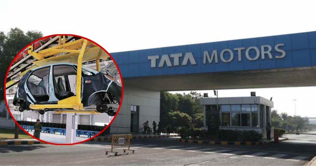 Tata Motors' factory entrance in Sanand, Gujarat