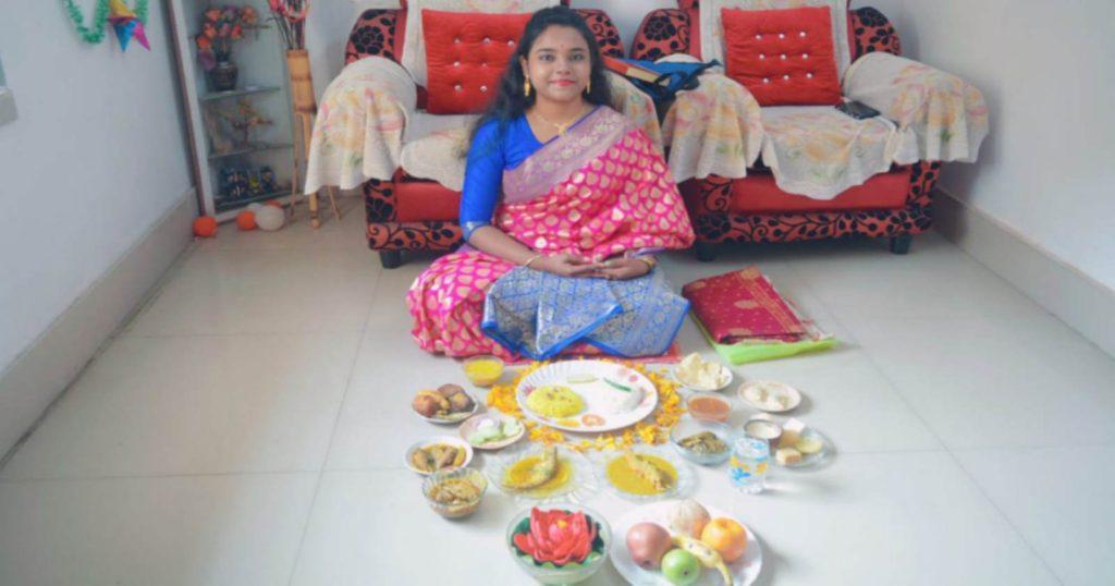'Aiburo Bhaat' ritual before Bengali weddings / বাঙালি বিয়ের পূর্বে আইবুড়ো ভাত খাওয়ানোর রীতি